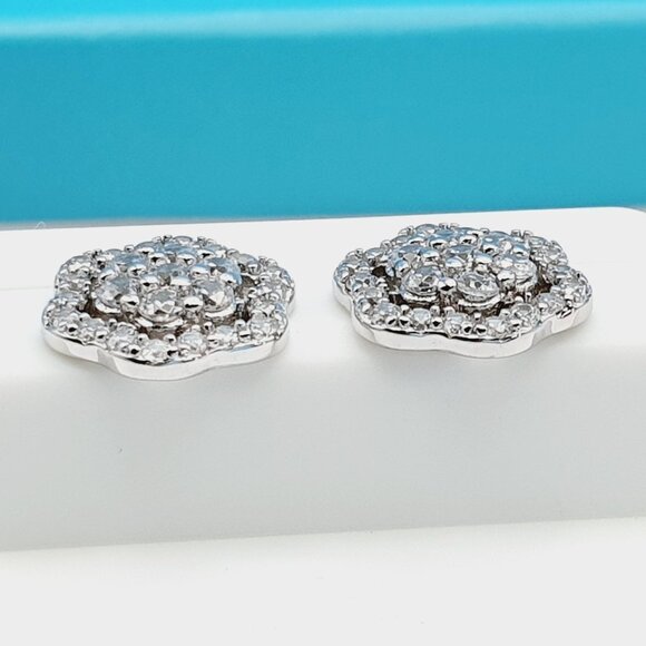 "925 Sterling Silver CZ Beautiful Earrings for Women, 1USPAR4168 - Picture 9 of 11